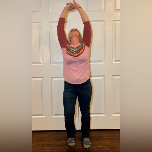 Free People 'Spring Bound' 3/4 Sleeve Top - Picture 3 of 5